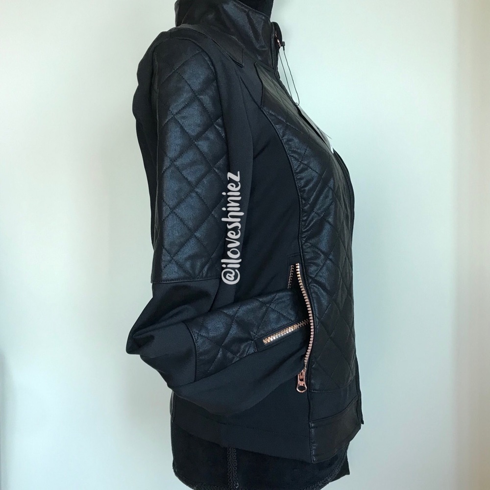 •Victoria Sport• Quilted Moto Jacket - Picture 2 of 8